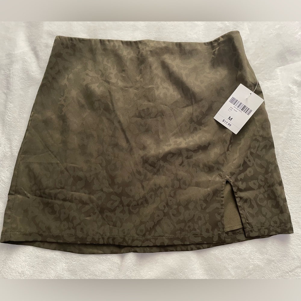 Forever 21 Satin Mini Skirt